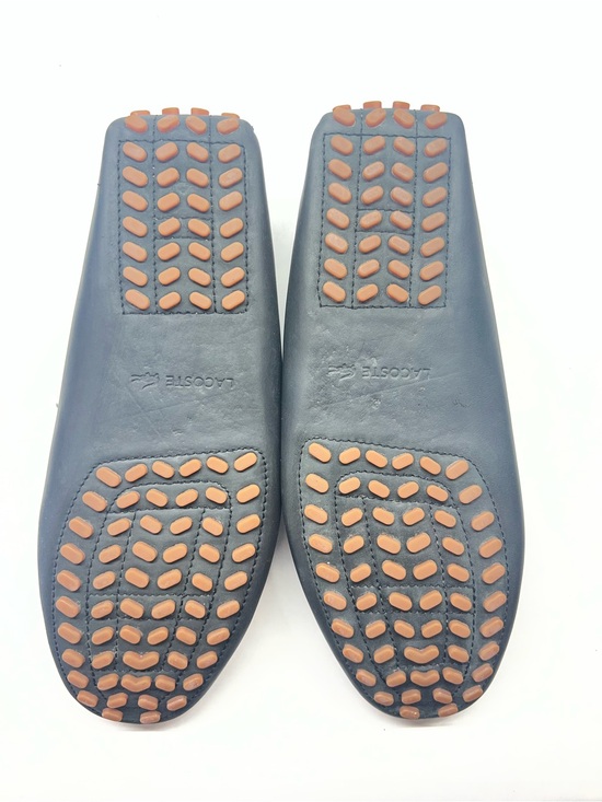 Men\'s Lacoste Concours Loafers, Classic Leather Slip-On, Size 10, Cam Black, EUC main image 7